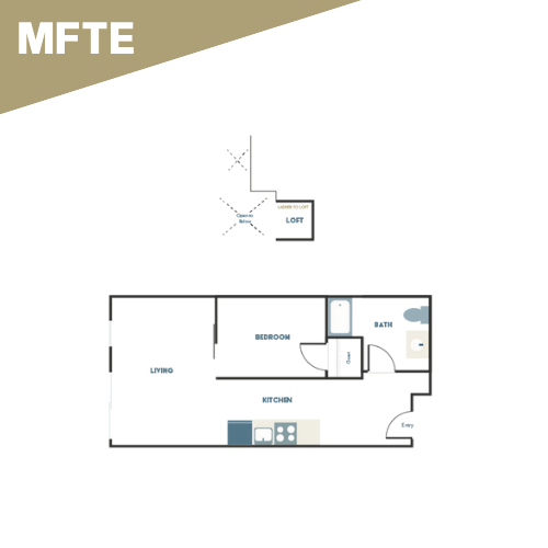 1x1 - B6 + Loft - Affordable - Affordable